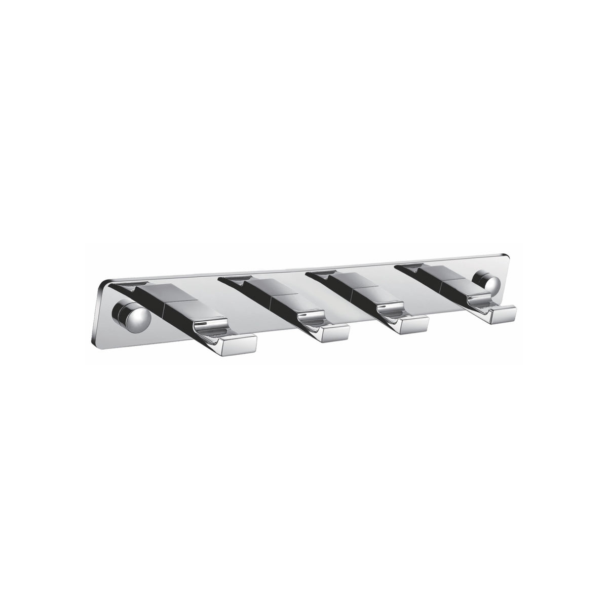 Aqua PIAZZA by KubeBath Robe Hook With 4 Hooks Chrome