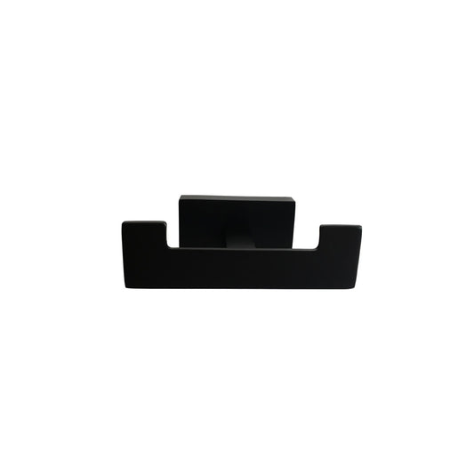 Aqua PLATO Double Robe Hook Black