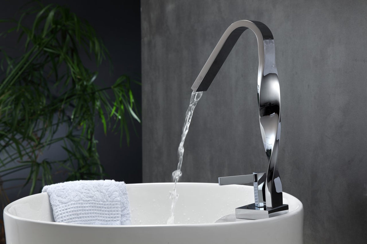 Aqua Riccio Single Lever Faucet Chrome