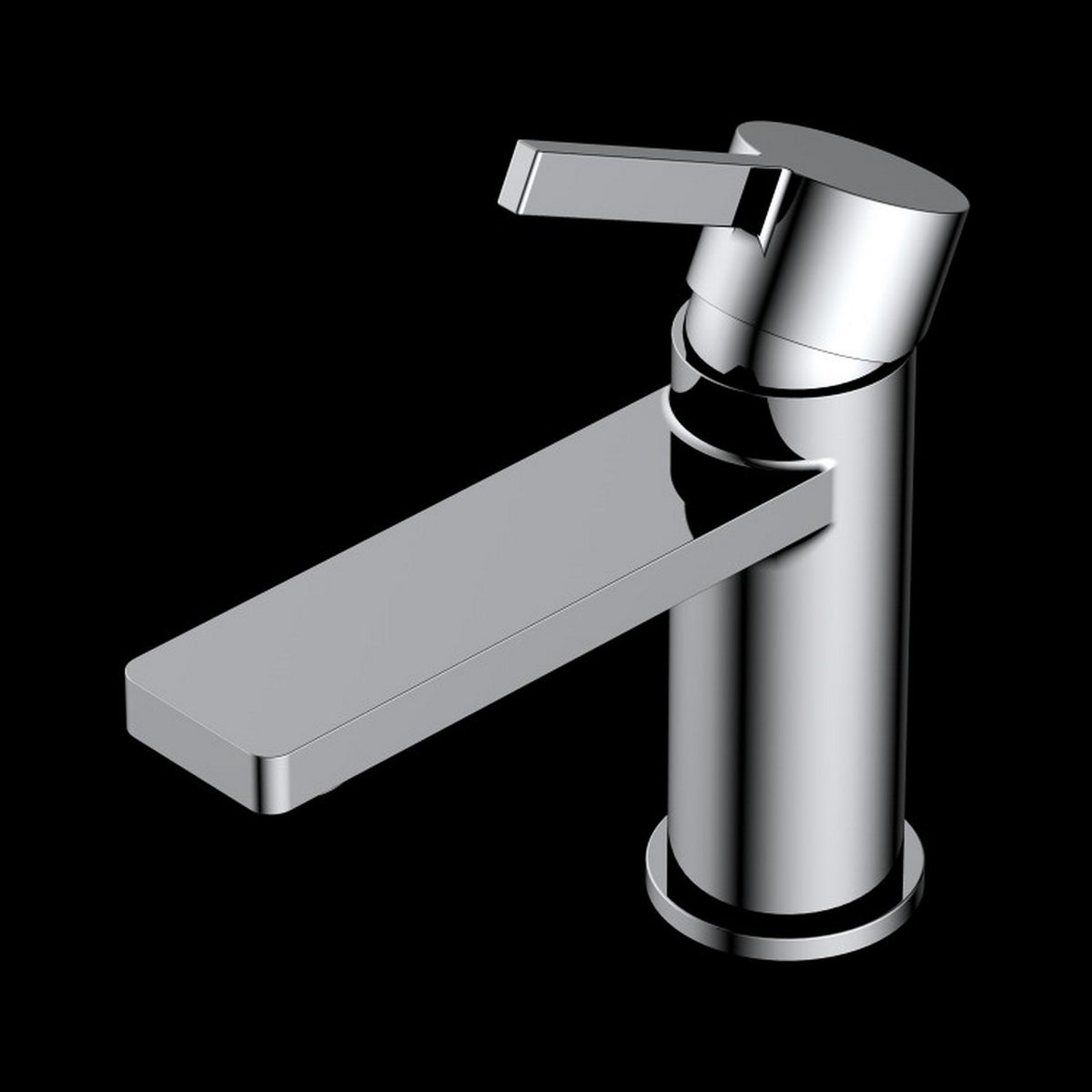 Aqua Sotto Single Lever Spread Bathroom Vanity Faucet Chrome