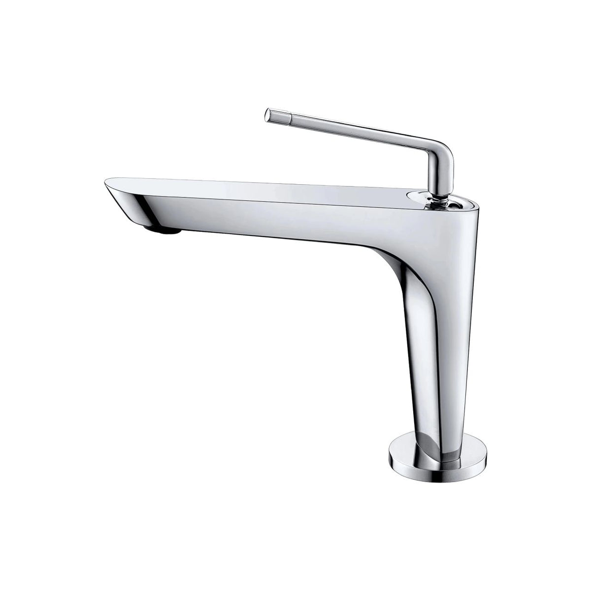 Aqua Saggio by KubeBath Single Lever Bathroom Vanity Faucet Chrome