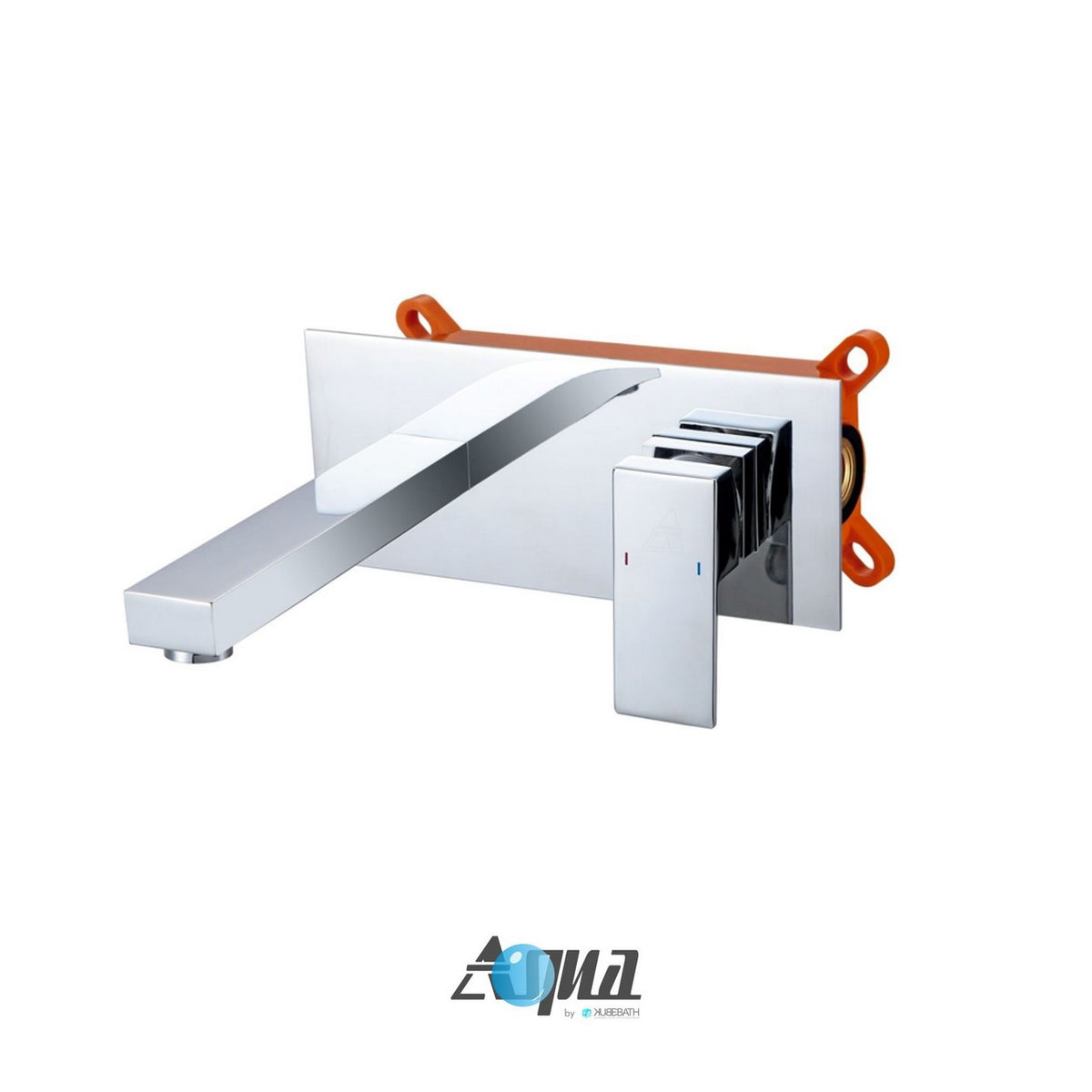 Aqua Squadra Single Lever Wall Mount Faucet - Chrome