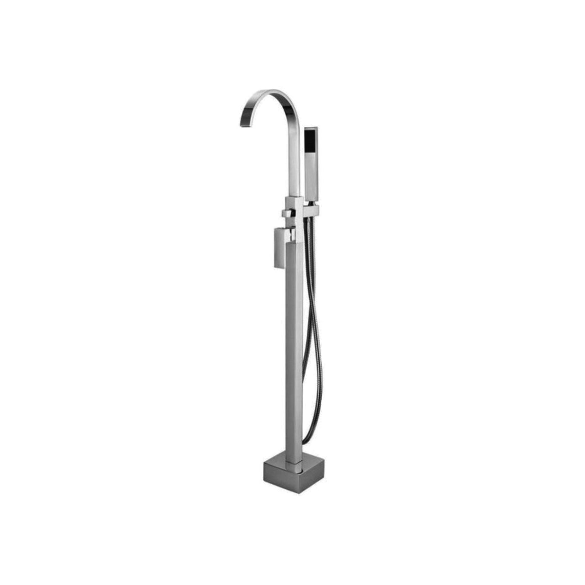Aqua Arcco Floor Mounted Soker Tub Faucet Chrome