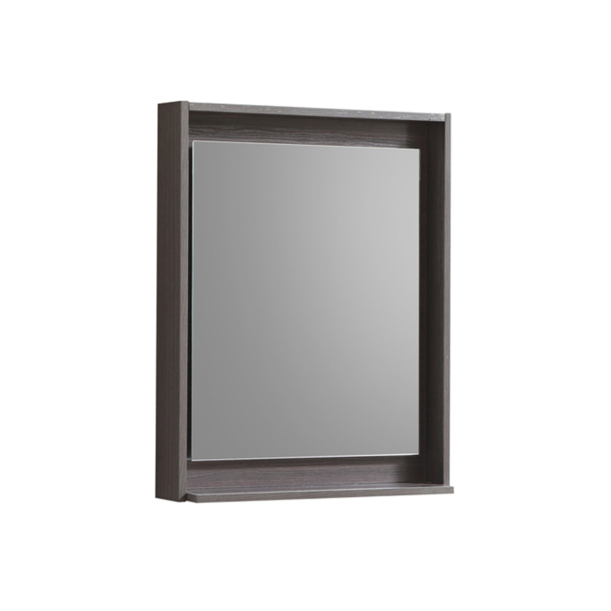 Bliss 24" Gray Oak Wall Mount Modern Bathroom Vanity
