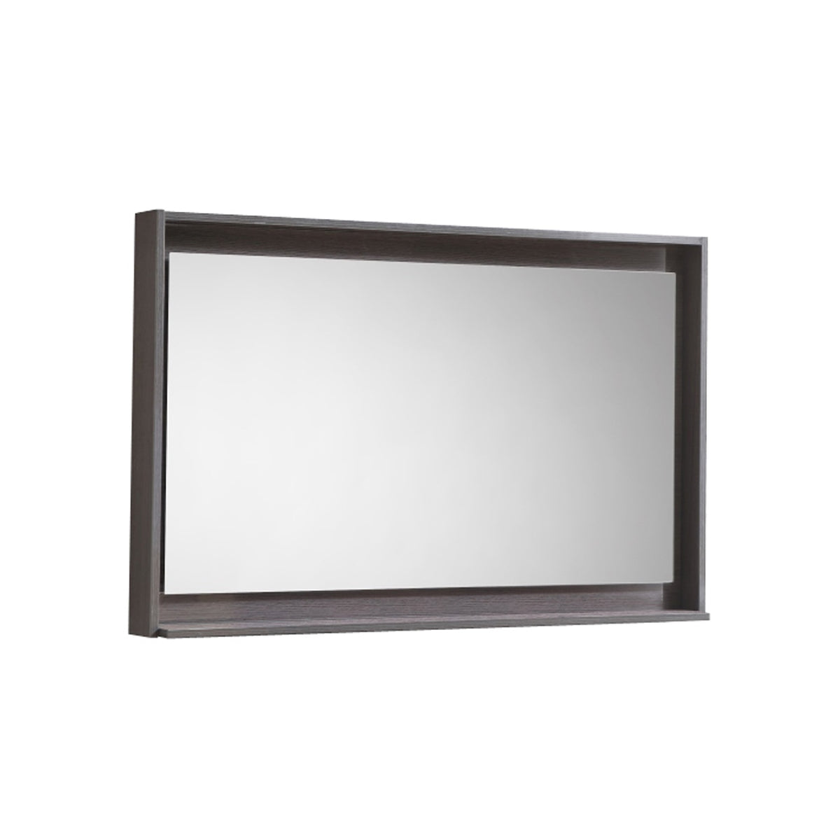 Bliss 40" Gray Oak Wall Mount Modern Bathroom Vanity