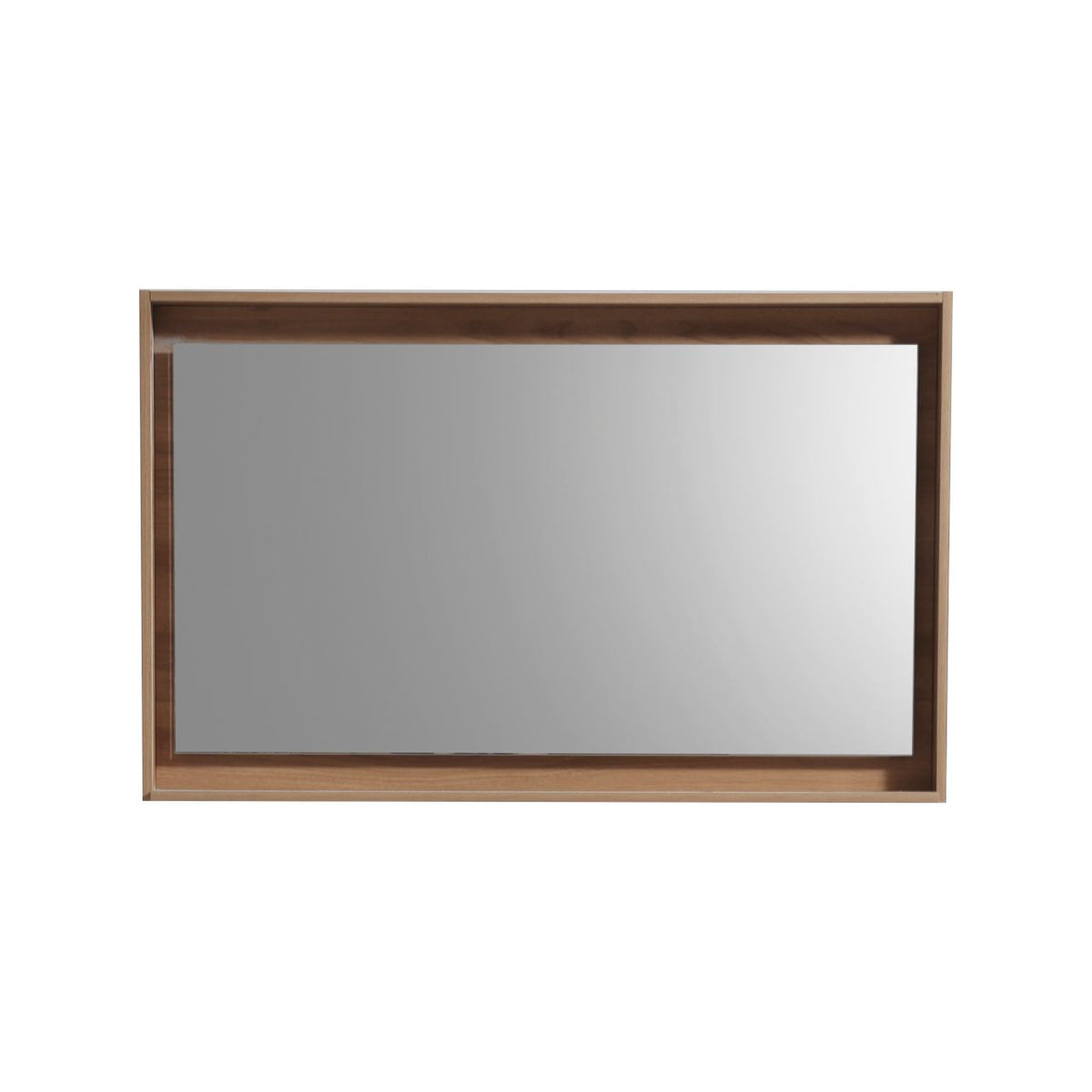 Bliss 48" Honey Oak Wall Mount Single Sink Modern Bathroom Vanity