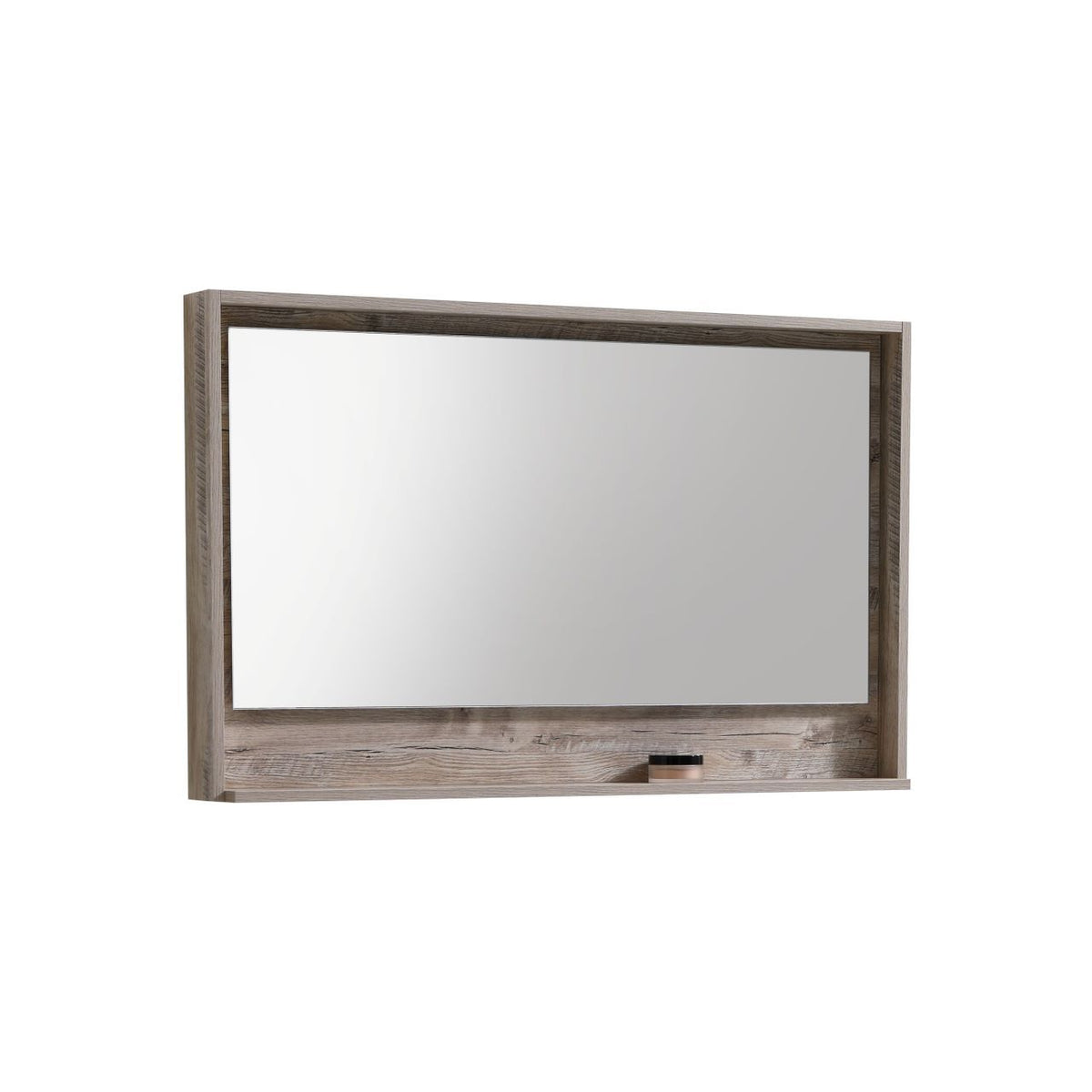 Bliss 48" Nature Wood Wall Mount Single Sink Modern Bathroom Vanity