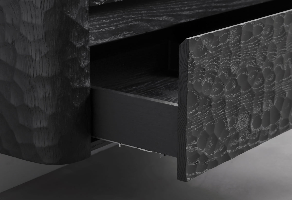 40'' Lumi Modern Wall Mount Bathroom Vanity - True Black