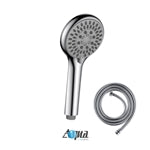 Aqua Rondo One Way 4” Multifunction Shower Set w/ Sliding Bar