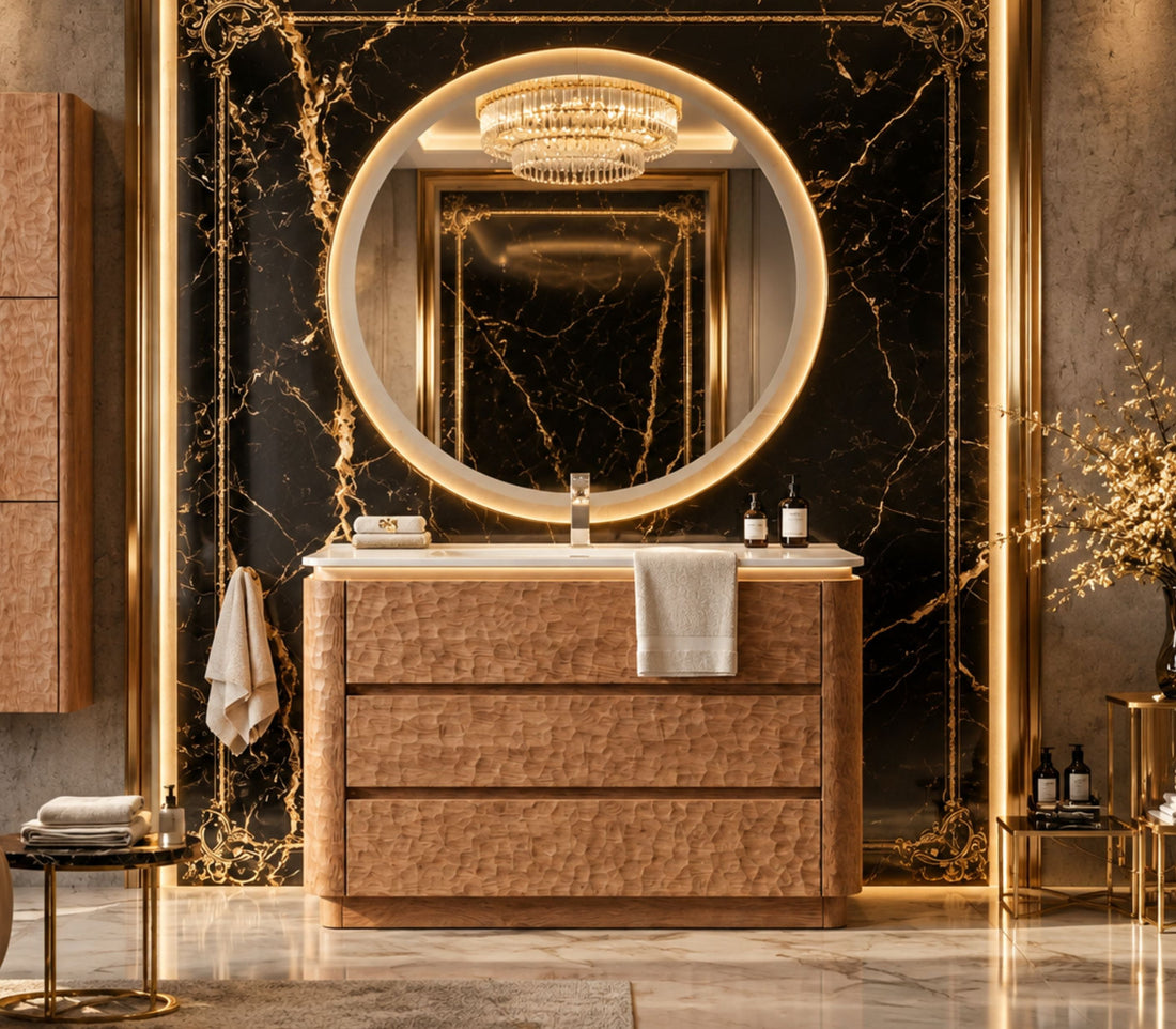 Modern elegance redefined: The Lumi Freestanding Collection is almost here.