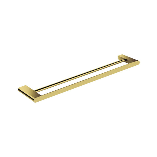 Aqua Chiaro 24" Double Towel Bar Brushed Gold