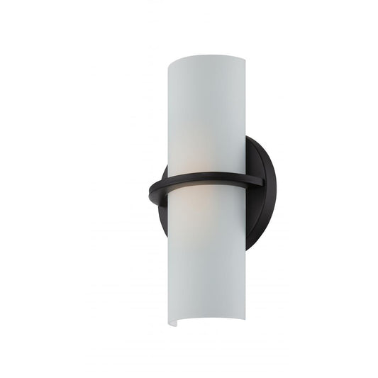 Nuvo 62-186 Tucker 1-Light Wall Mounted LED Wall Sconce in Aged Bronze Finish