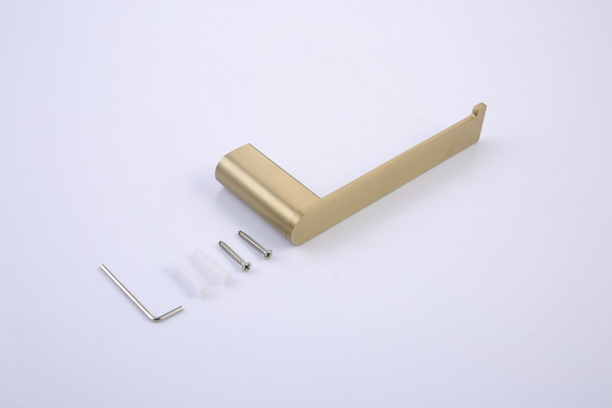 Aqua CHIARO Toilet Paper Holder – Brushed Gold