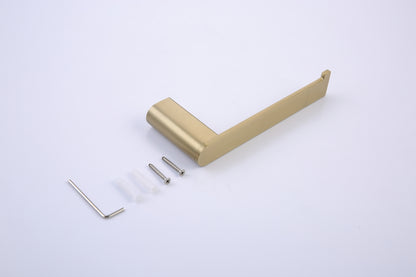 Aqua CHIARO Toilet Paper Holder – Brushed Gold