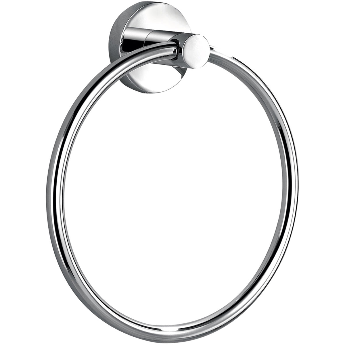 Aqua RONDO Towel Ring Chrome