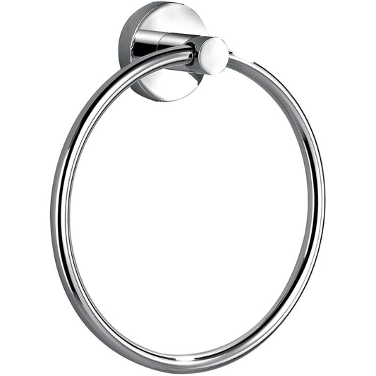 Aqua RONDO Towel Ring Chrome