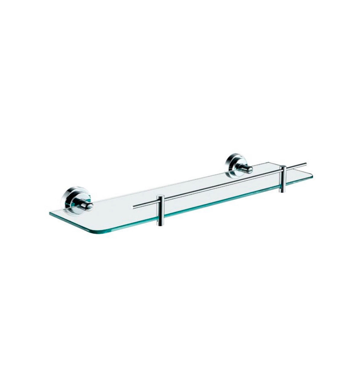 Aqua RONDO Glass Shelf Chrome