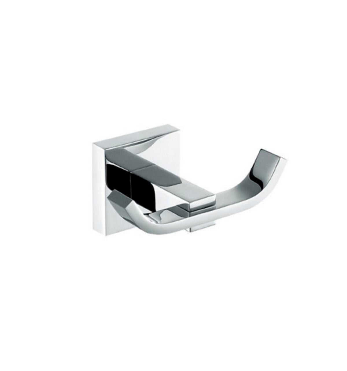 Aqua SQUADRA Double Robe Hook Chrome