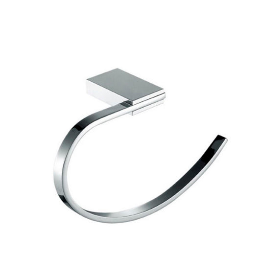 Aqua FINO Towel Ring Chrome