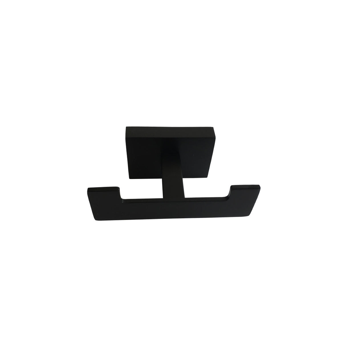 Aqua PLATO Double Robe Hook Black