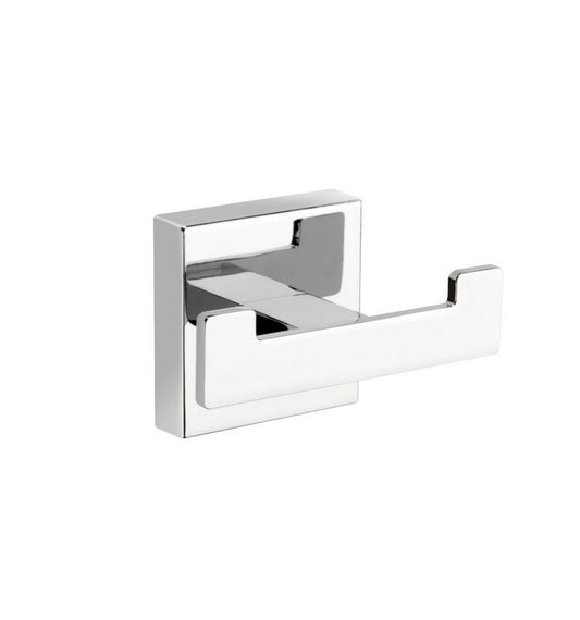 Aqua PLATO Double Robe Hook Chrome