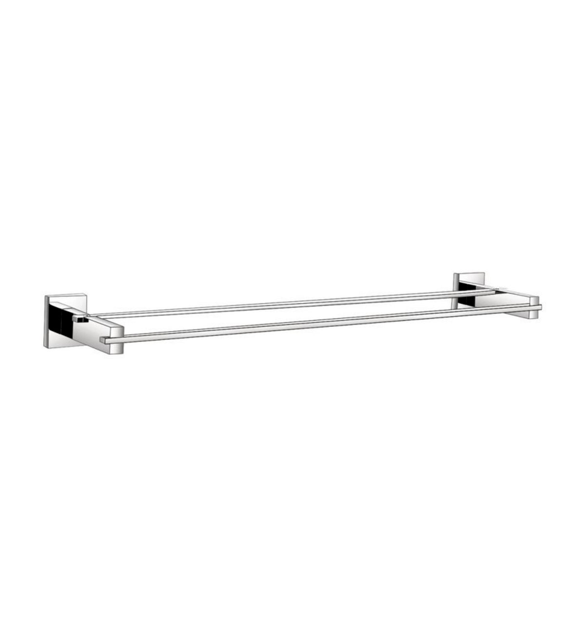 Aqua KORSA 24" Double Towel Bar Chrome