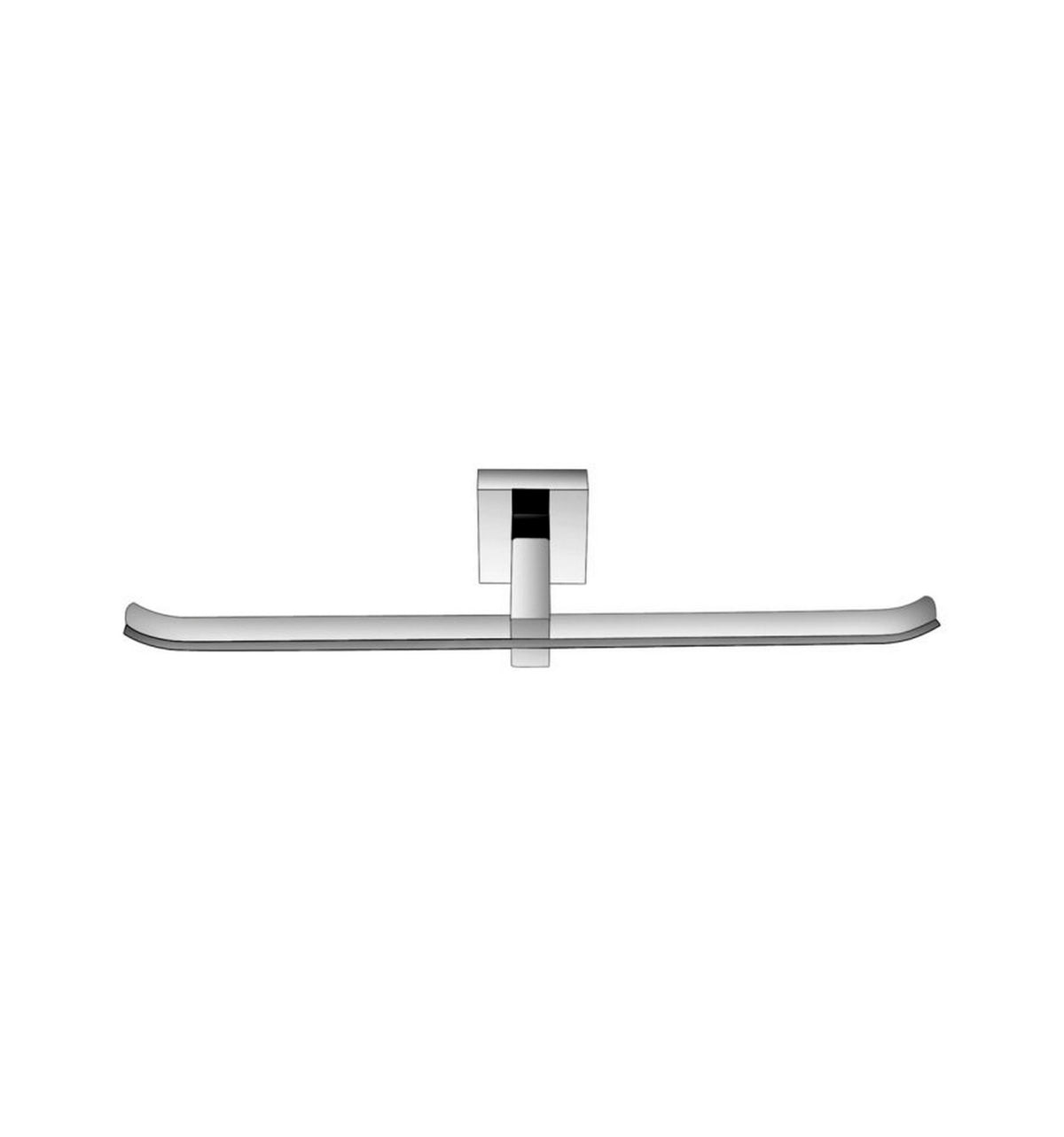 Aqua KORSA Double Towel Ring Chrome