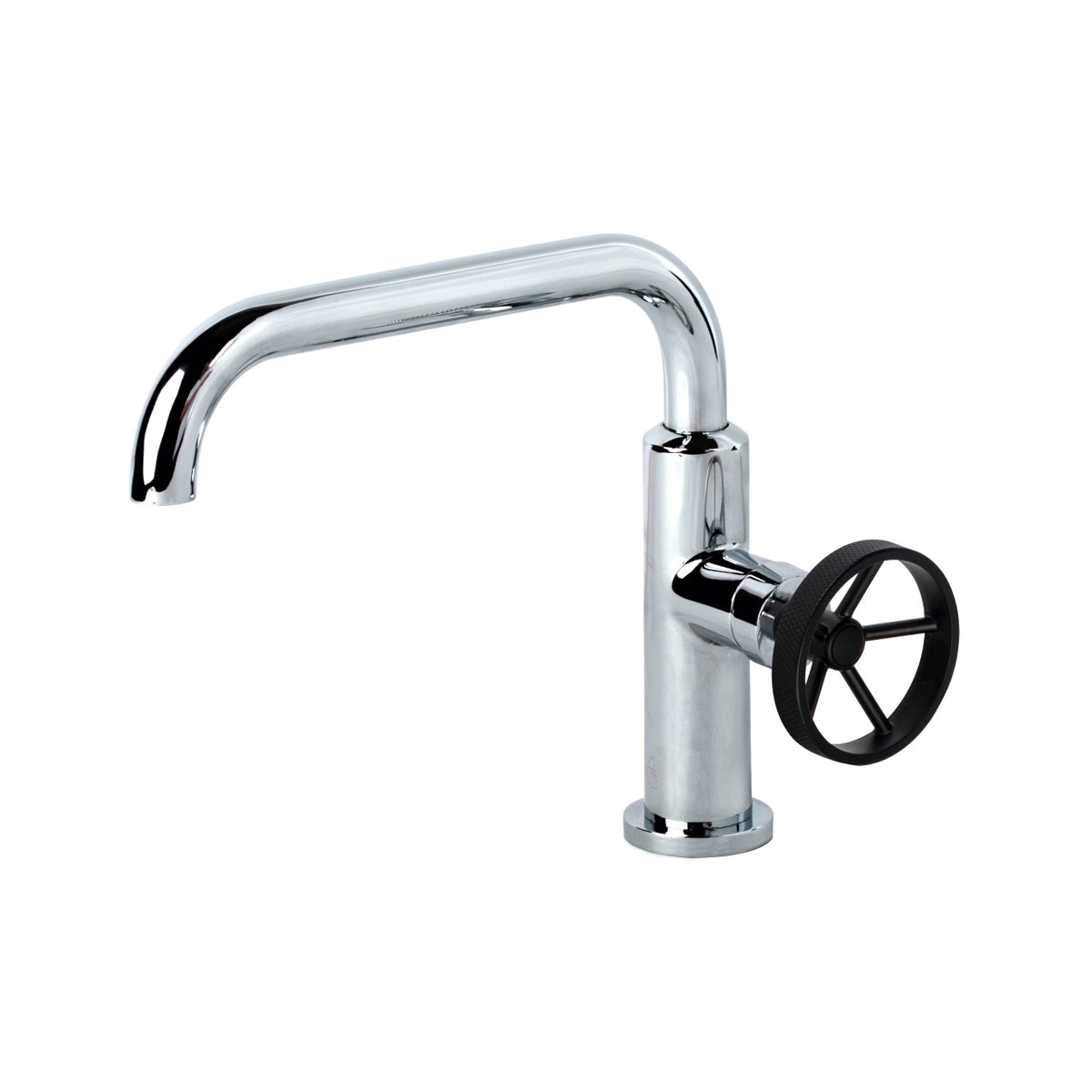Aqua Loft Single Lever Bathroom Vanity Faucet with Side Handle Chrome
