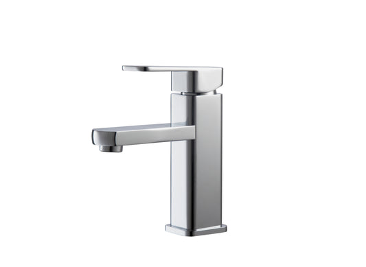 Aqua Soho Single Lever Bathroom Vanity Faucet Chrome