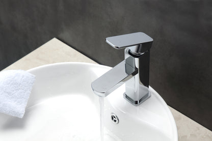 Aqua Soho Single Lever Bathroom Vanity Faucet - Chrome