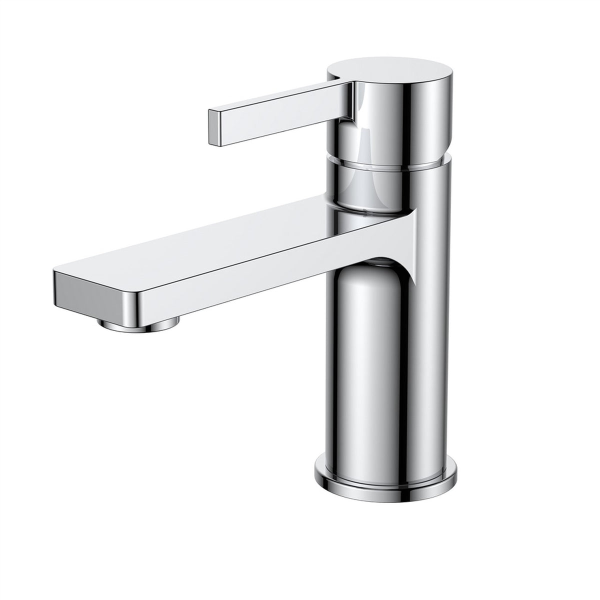 Aqua Sotto Single Lever Spread Bathroom Vanity Faucet Chrome