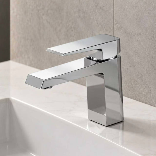Aqua Chiaro Single Lever Bathroom Vanity Faucet – Chrome