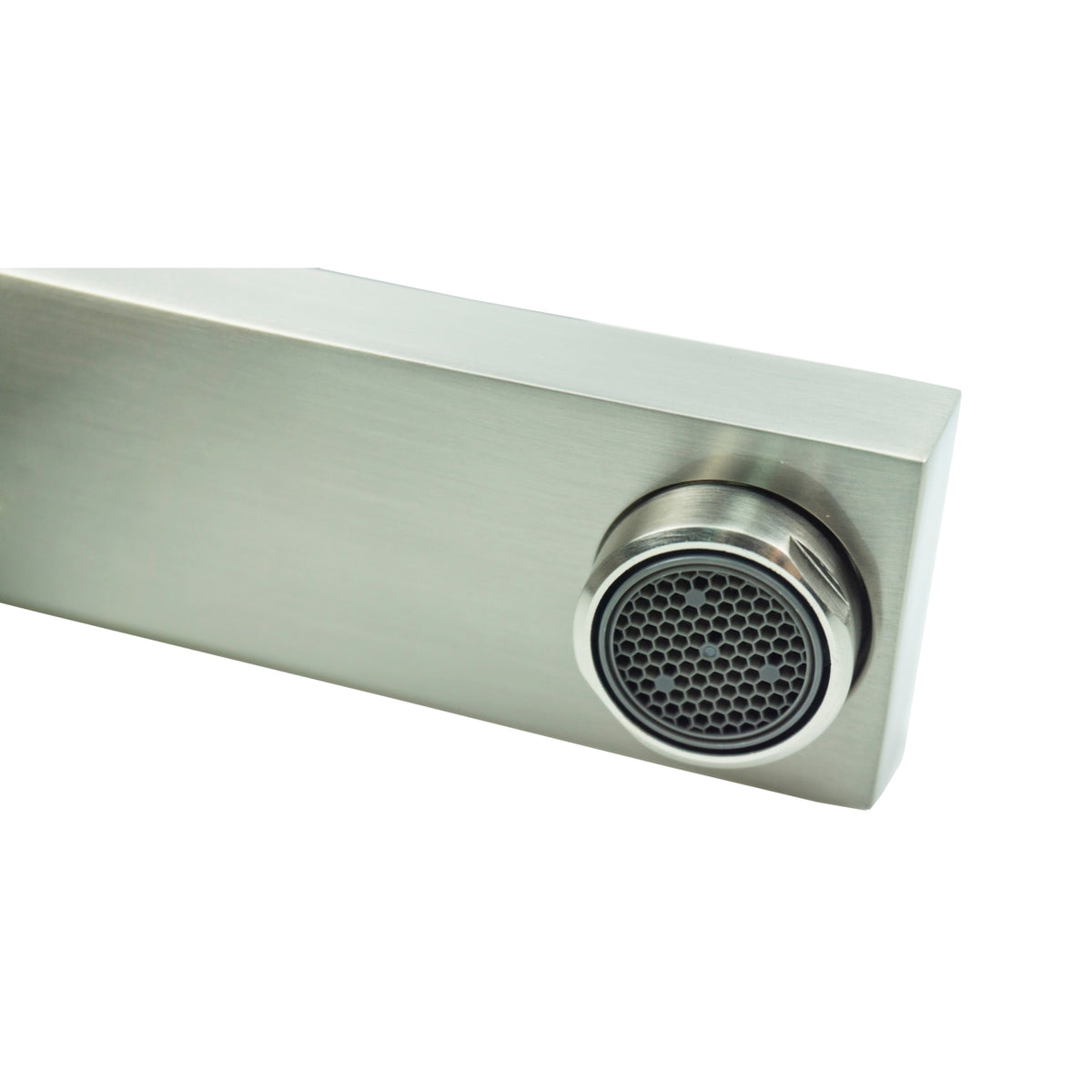 Aqua Kubo by KubeBath Single Lever Bathroom Vanity Faucet Brushed Nickel