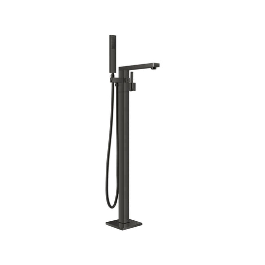 Aqua Squadra Floor Mounted Soker Tub Faucet Black
