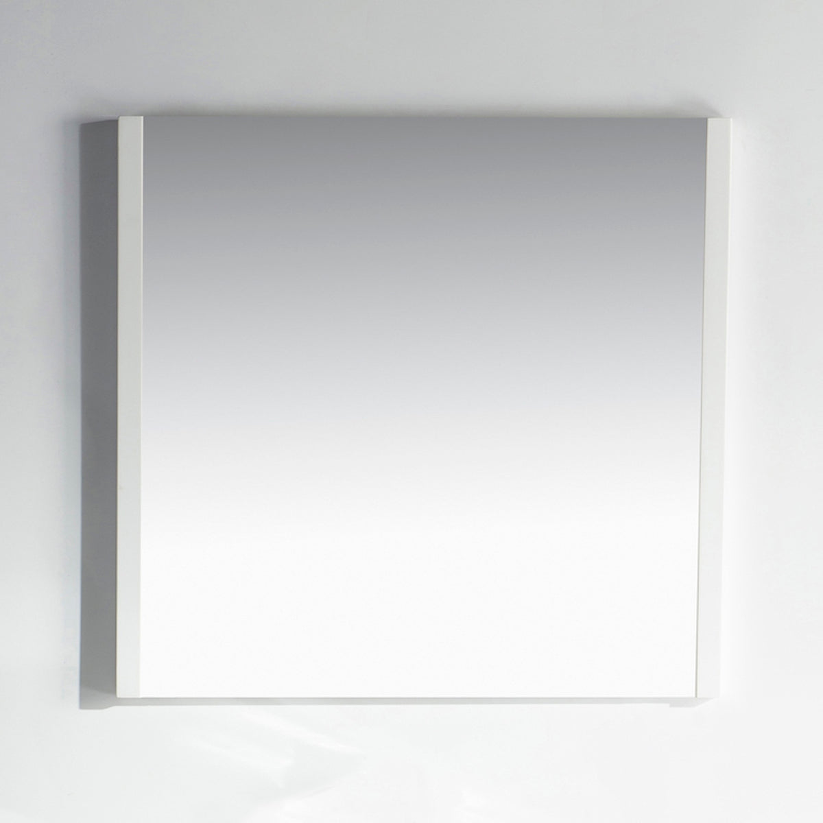 Aqua 38'' Mirror In High Gloss White