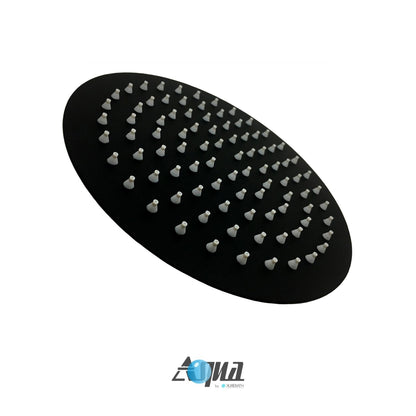 Aqua Rondo Shower Set w/ 8" Ceiling Mount Square Rain Shower and Handheld