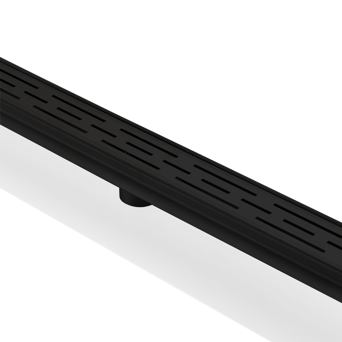 Kube 36″ Black Stainless Steel Linear Grate Matte Black