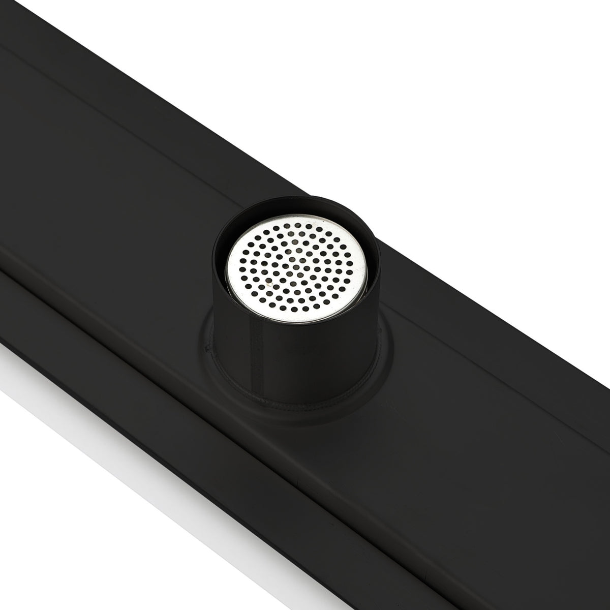 Kube 36″ Black Stainless Steel Linear Grate Matte Black