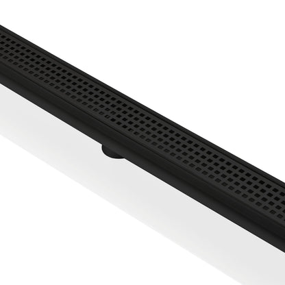 Kube 48″ Black Stainless Steel Pixel Grate