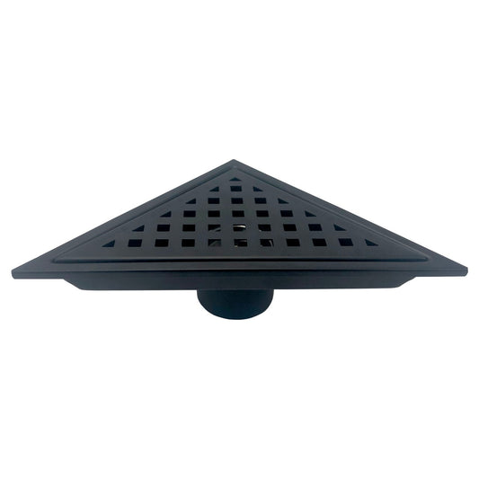 Kube 6.5" Triangle Stainless Steel Pixel Grate Black