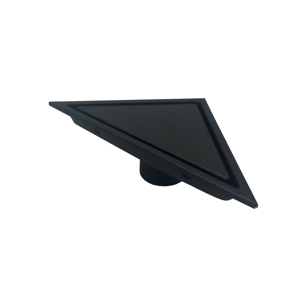 Kube 6.5" Triangle Stainless Steel Tile Grate Black