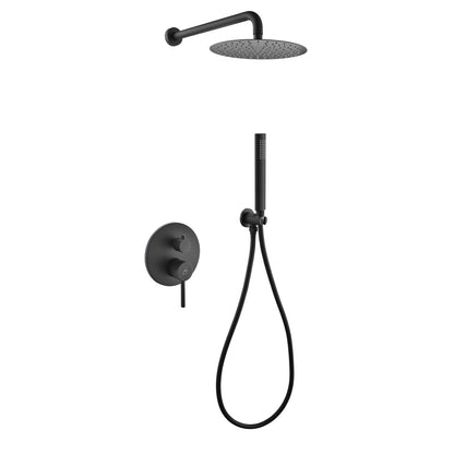 Aqua Rondo Shower Set w/ 8" Rain Shower and Handheld