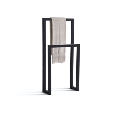 Cisco Freestanding Towel Rack By Kubebath - Matte Black