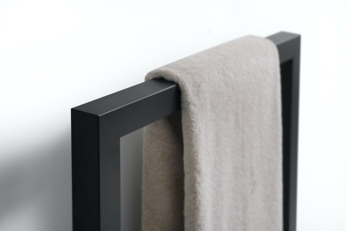 Cisco Freestanding Towel Rack By Kubebath - Matte Black