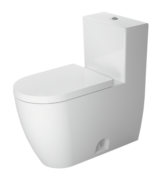 Duravit Rimless One-Piece Toilet w/ Soft Closure Seat and Cover