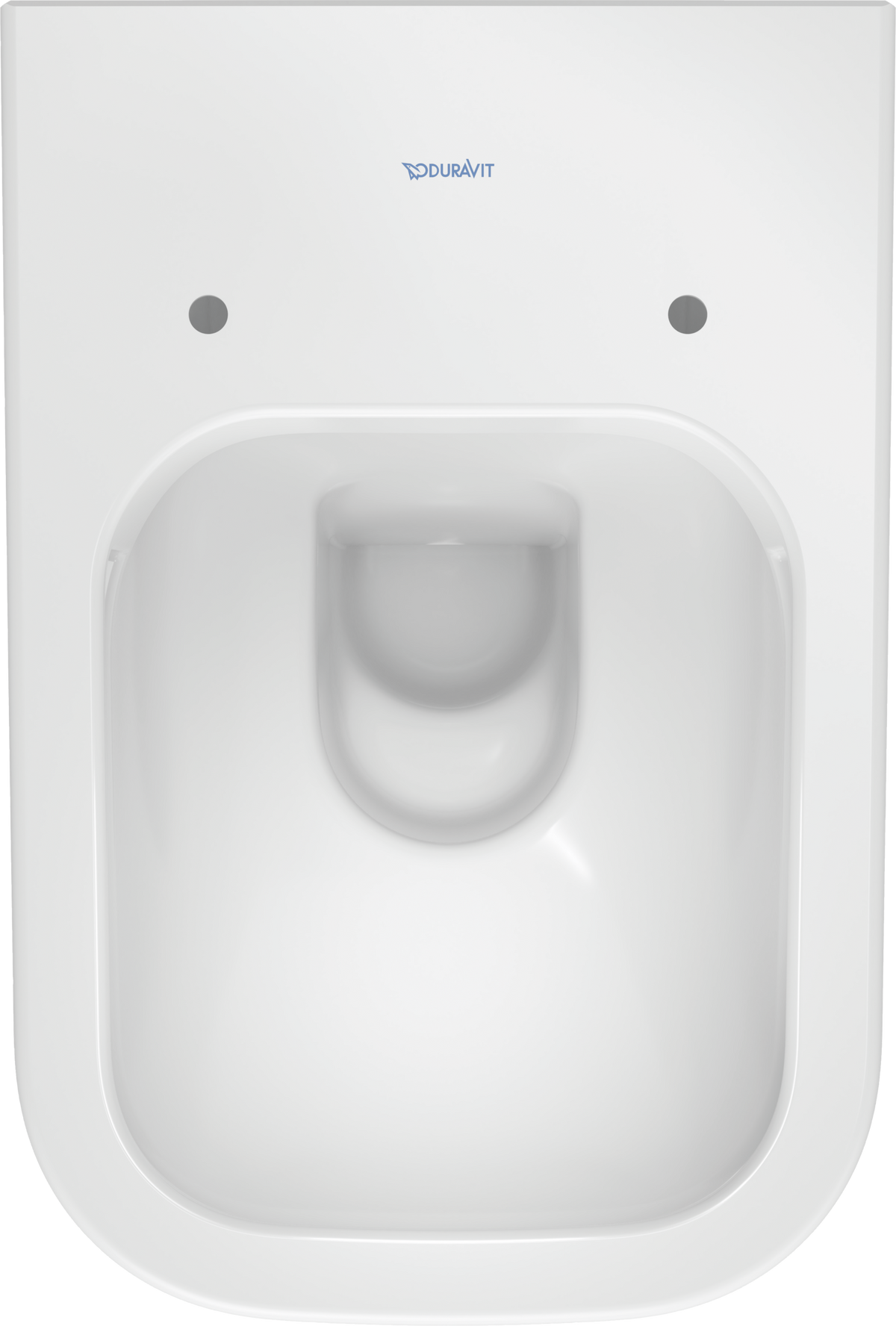 Duravit HAPPY Wall-Mounted Toilet Bowl w/ Soft Close Seat and Cover White