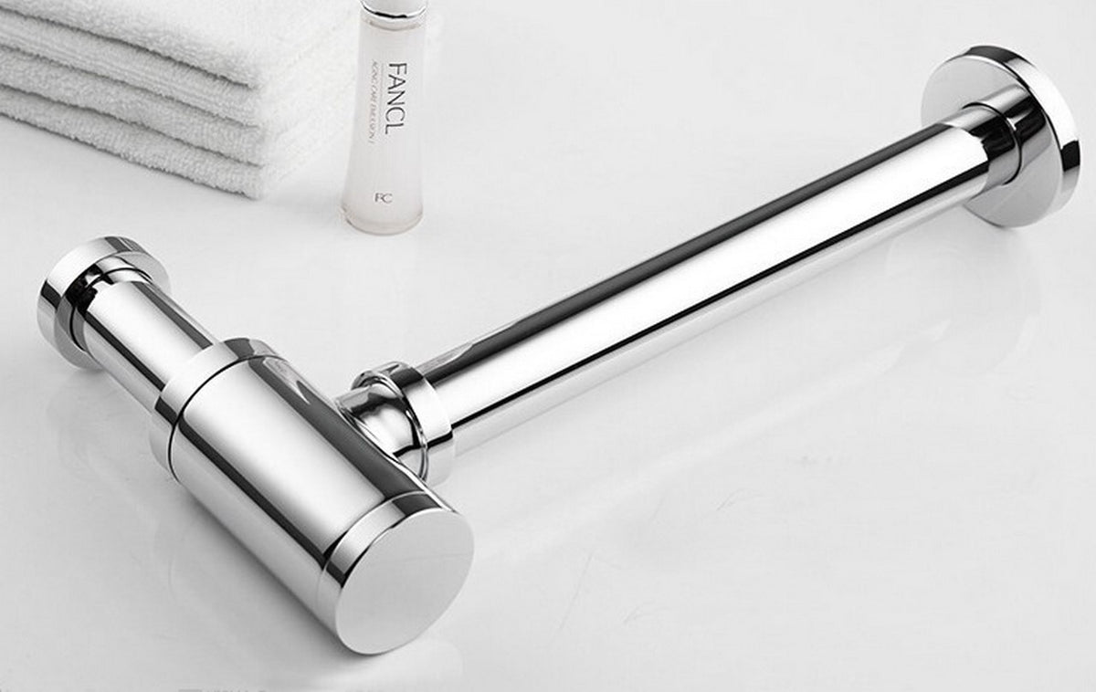 Aqua Space Saving P-Trap in Chrome Finish