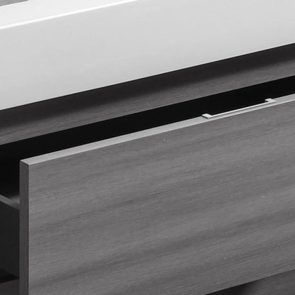 Bliss 30" Vulcan Ash Grey Floor Mount Modern Bathroom Vanity - Restock ETA Mid of Nov