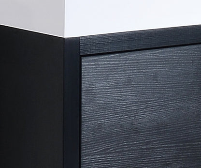 Bliss 48" Single Sink Floor Mount Modern Bathroom Vanity - Wood Black