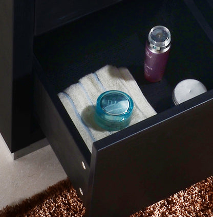 Bliss 48" Single Sink Floor Mount Modern Bathroom Vanity - Wood Black